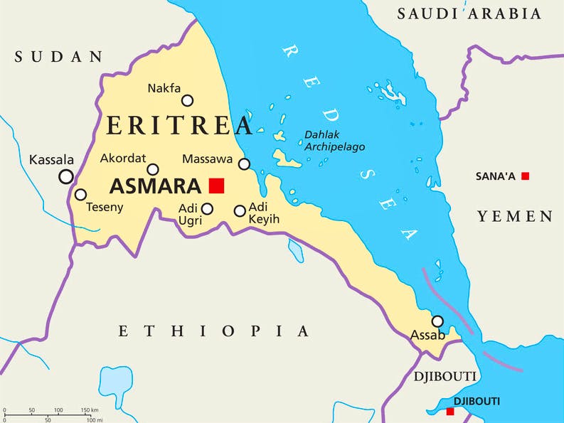 eritrea mapa ile ilgili görsel sonucu
