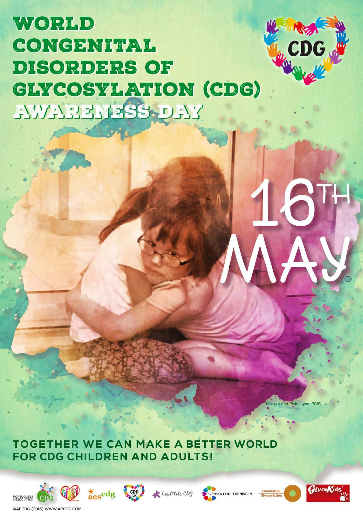 16th May, World Congenital Disorders of Glycosylation (CDG) Awareness