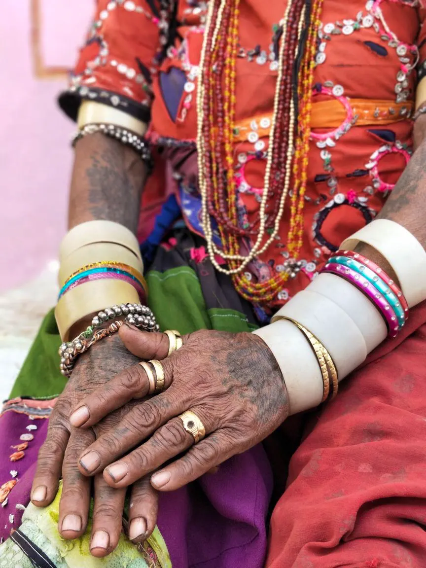 lambadi dress for baby girl